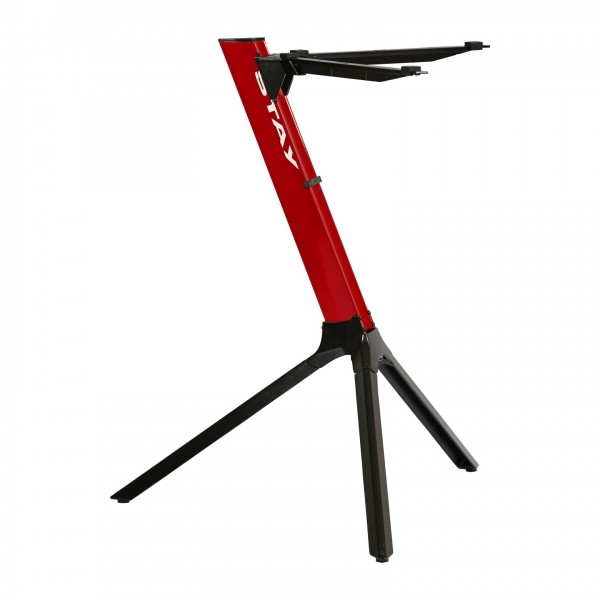Stay Stands Slim Compact Keyboard Stand, Single Tier, Red