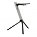 Stay Stands Slim Compact Keyboard Stand, Single Tier, Silver