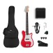 VISIONSTRING Basgitarrpaket, Red