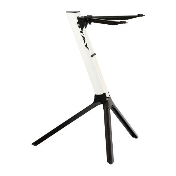 Stay Stands Slim Compact Keyboard Stand, Single Tier, White