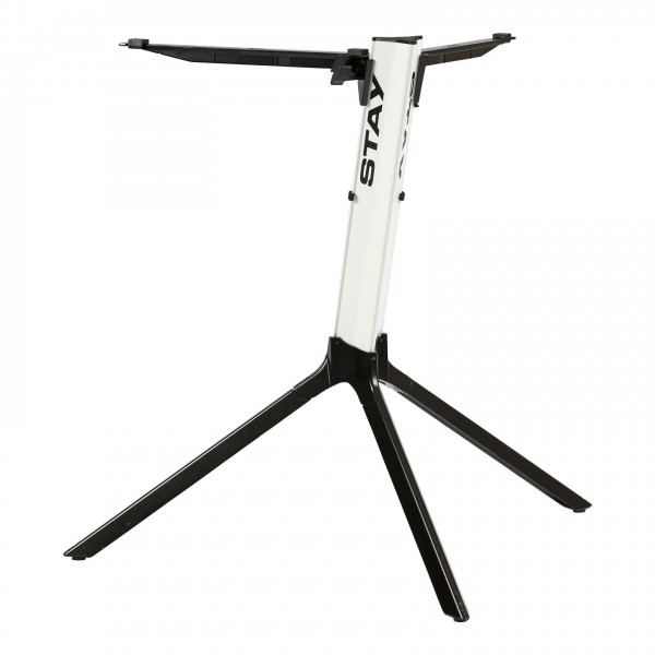 Stay Stands Slim Compact Keyboard Stand, Single Tier, White back