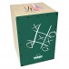 Nino by Meinl Make Your Own Chalkboard Cajon, Dark Green