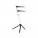 Stay Stands Slim Compact Keyboard Stand, Two Tier, White