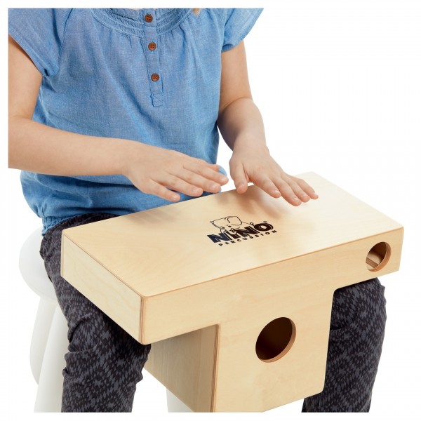 Nino by Meinl Slaptop Cajon, Natural - In Play