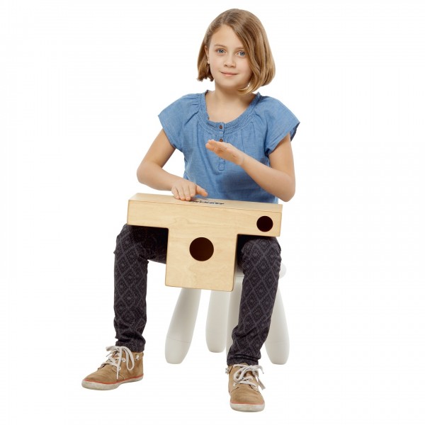 Nino by Meinl Slaptop Cajon, Natural - Front Facing