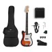VISIONSTRING Bass Guitar Pack, Sunburst