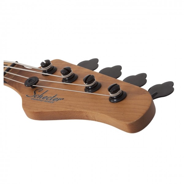 Schecter Model-T 4, Exotic Ziricote - Headstock Front