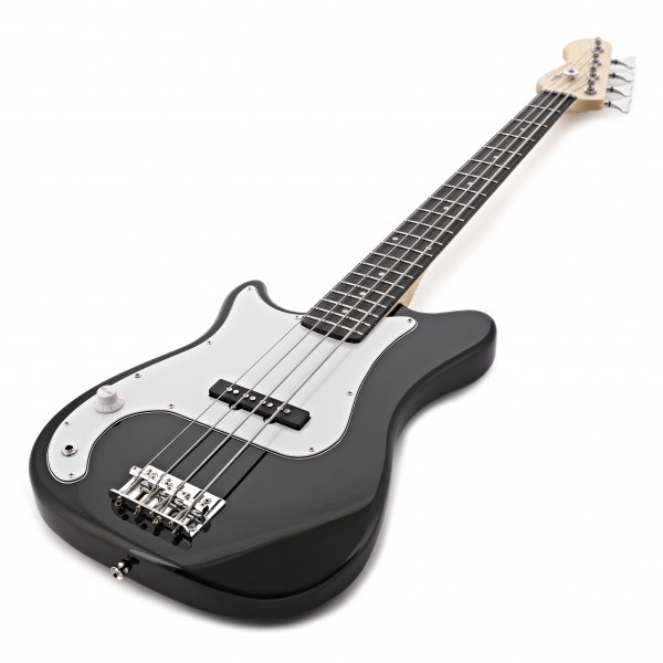 VISIONSTRING 3/4 Left Handed Bass Guitar Pack, Black