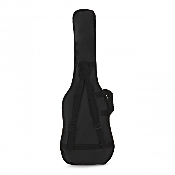 VISIONSTRING 3/4 Left Handed Bass Guitar Pack, Black