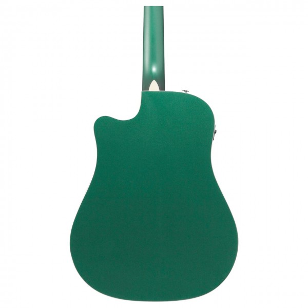 Ibanez Altstar Electro-Acoustic, Jungle Green Metallic High Gloss - Body Back