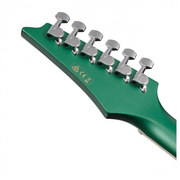 Ibanez Altstar Electro-Acoustic, Jungle Green Metallic High Gloss - Headstock Back