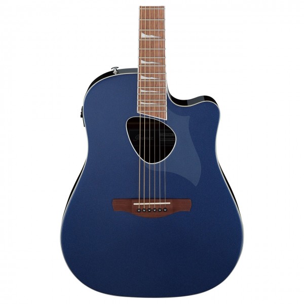 Ibanez Altstar Electro-Acoustic, Night Blue Metallic High Gloss - Body Front