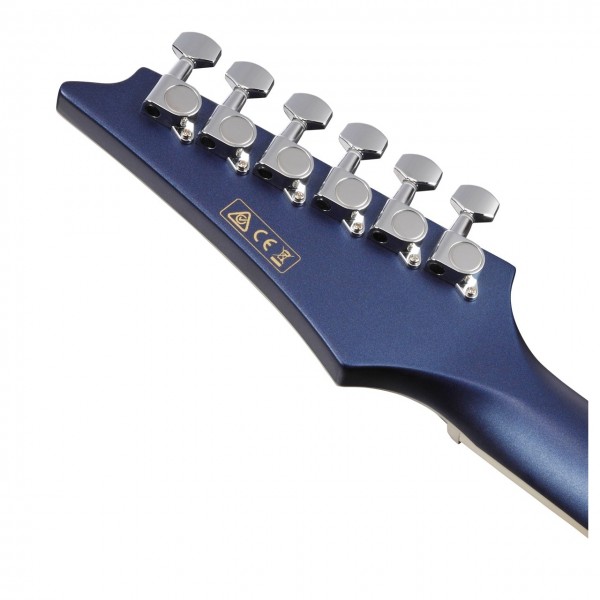 Ibanez Altstar Electro-Acoustic, Night Blue Metallic High Gloss - Headstock Back