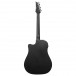 Ibanez Altstar Electro-Acoustic, Weathered Black Open Pore - Back