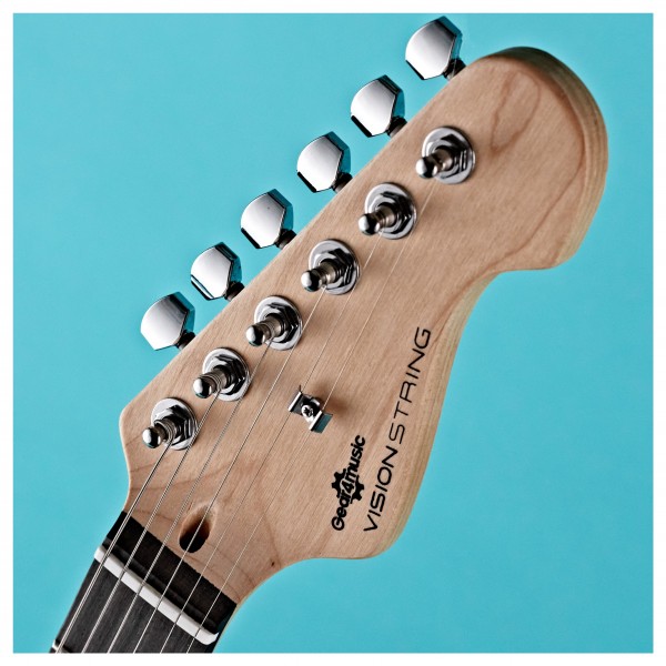 VISIONSTRING 3/4 Electric Guitar Pack, Black