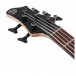 Ibanez BTB 5 String Bass, Weathered Black Low Gloss - Headstock Front