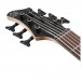 Ibanez BTB 6 String Bass, Weathered Black Low Gloss - Headstock Front