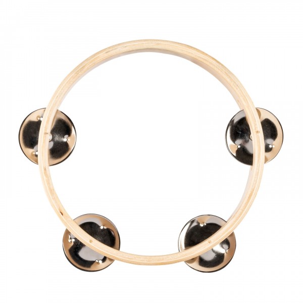 Nino by Meinl 6" Wood Tambourine, 1 row - Top