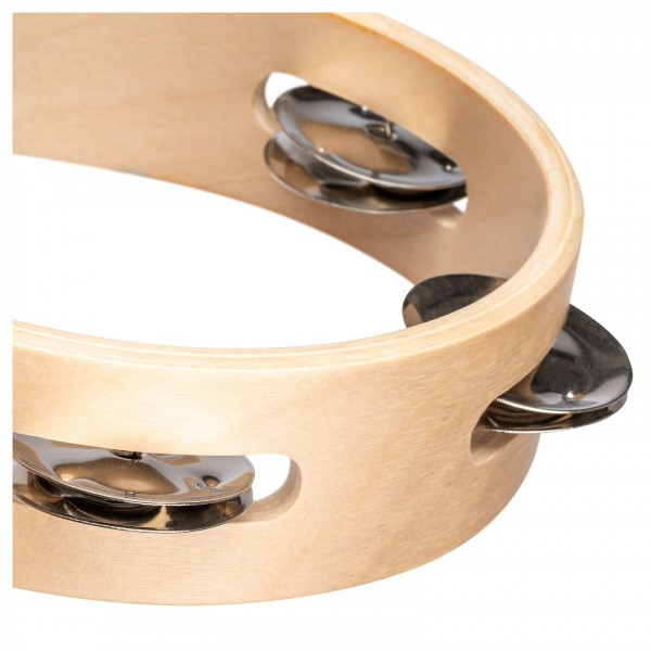Nino by Meinl 6" Wood Tambourine, 1 row - Detail