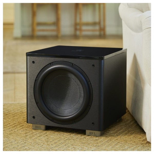 REL HT/1205 MKII Subwoofer, Black - lifestyle