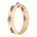 Nino by Meinl 8" Wood Tambourine, 1 row