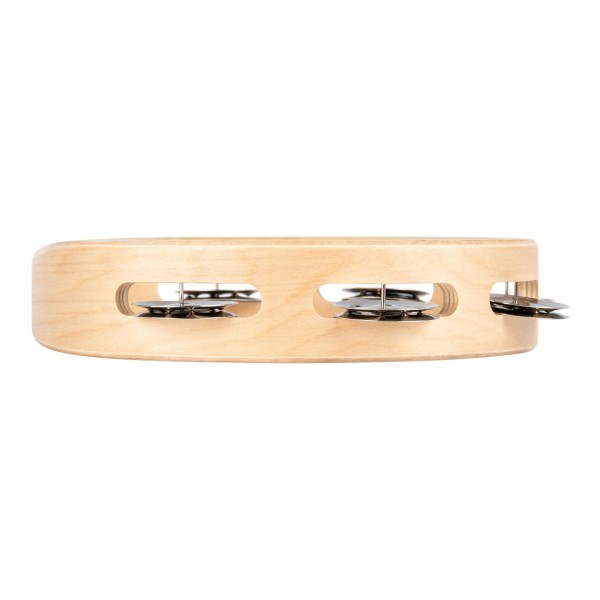 Nino by Meinl 8" Wood Tambourine, 1 row - Side