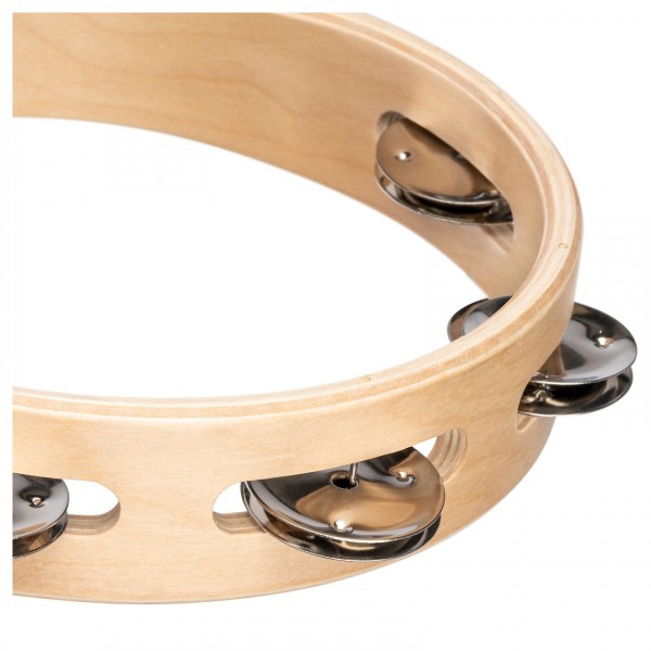 Nino by Meinl 8" Wood Tambourine, 1 row - Detail
