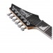 Ibanez GIO RG Series HSH, Silver - Headstock Front