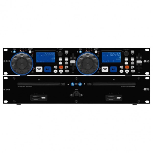 IMG Stageline Dual CD Player