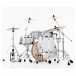 Pearl Professional Series 22'' 4pc Shell Pack, White Marine Pearl - Rear Angle