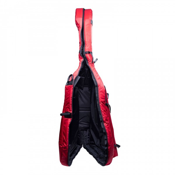 BAM PERF1103S Performance Double Bass Gigbag, Full Size, Red Inside