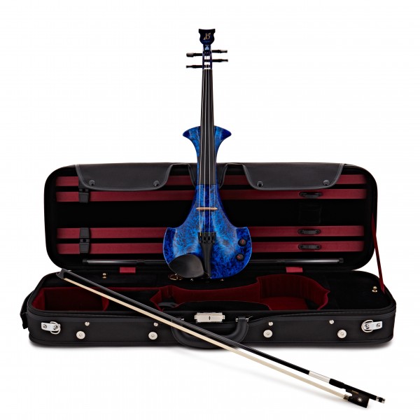 Bridge Aquila Electric Violin, Blue Marble