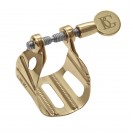 BG Alto/Tenor Saxophone Universal Jazz Ligature, Gold Lacquer