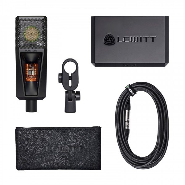 Lewitt PURE TUBE Microphone, Essential Set - Full Contents