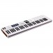 Keylab Essential 3 MIDI Keyboard, White - Angled 2