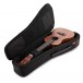 G4M Concert Ukulele Gig Bag, Black