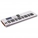 Arturia Keylab Essential 3 MIDI Keyboard, White - Angled 2