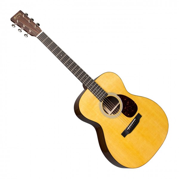 Martin OM21 Left Handed, Natural Satin