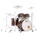 Pearl Professional Series 22'' 4ks Shell Pack, Matte Mocha Swirl