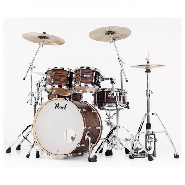 Pearl Professional Series 22'' 4pc Shell Pack, Matte Mocha Swirl - Angle 2