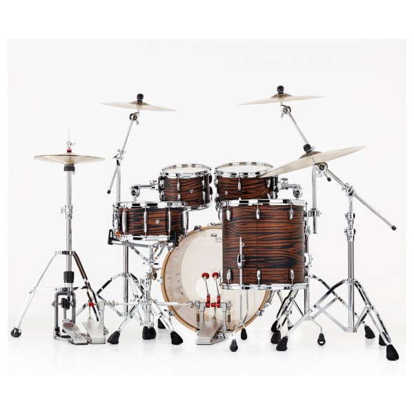 Pearl Professional Series 22'' 4pc Shell Pack, Matte Mocha Swirl - Back 1