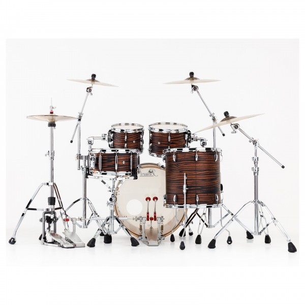 Pearl Professional Series 22'' 4pc Shell Pack, Matte Mocha Swirl - Back 2