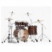 Pearl Professional Series 22'' 4pc Shell Pack, Matte Mocha Swirl - Back 3