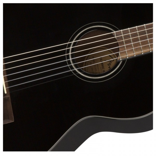 Fender CN-60S Nylon, Walnut Fingerboard, Black