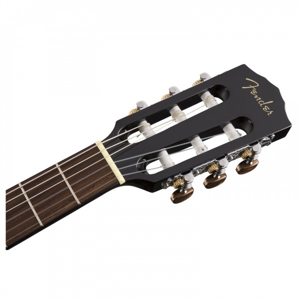 Fender CN-60S Nylon, Walnut Fingerboard, Black