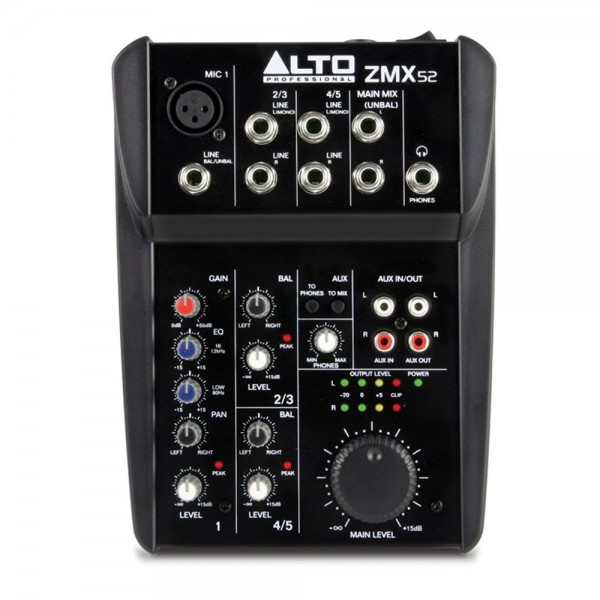 Alto Zephyr ZMX52 5 Channel Compact Mixer