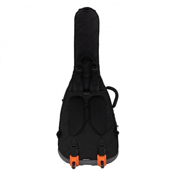 Mono M80 Series Vertigo Ultra Electric Guitar Case, Black - Back w/ Wheels