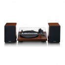 Lenco LS-600 Turntable and Speaker Bundle with Bluetooth