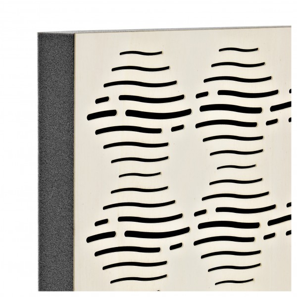 G4M Acoustics Waves 60 x 60cm Panel, Poplar