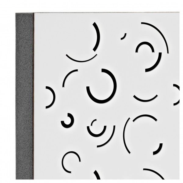 G4M Acoustics Curves 60 x 60cm Panel, White